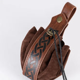 Viking-Style Medieval Pouch – High-Quality Men’s Coin Purse, Retro Waist Bag with Belt Hang, Cool & Handsome Design - Himpall